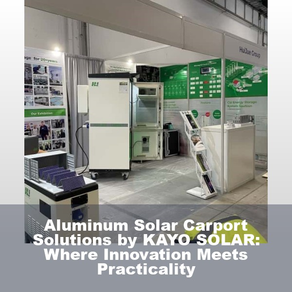 Aluminum Solar Carport Solutions by KAYO SOLAR: Where Innovation Meets Practicality